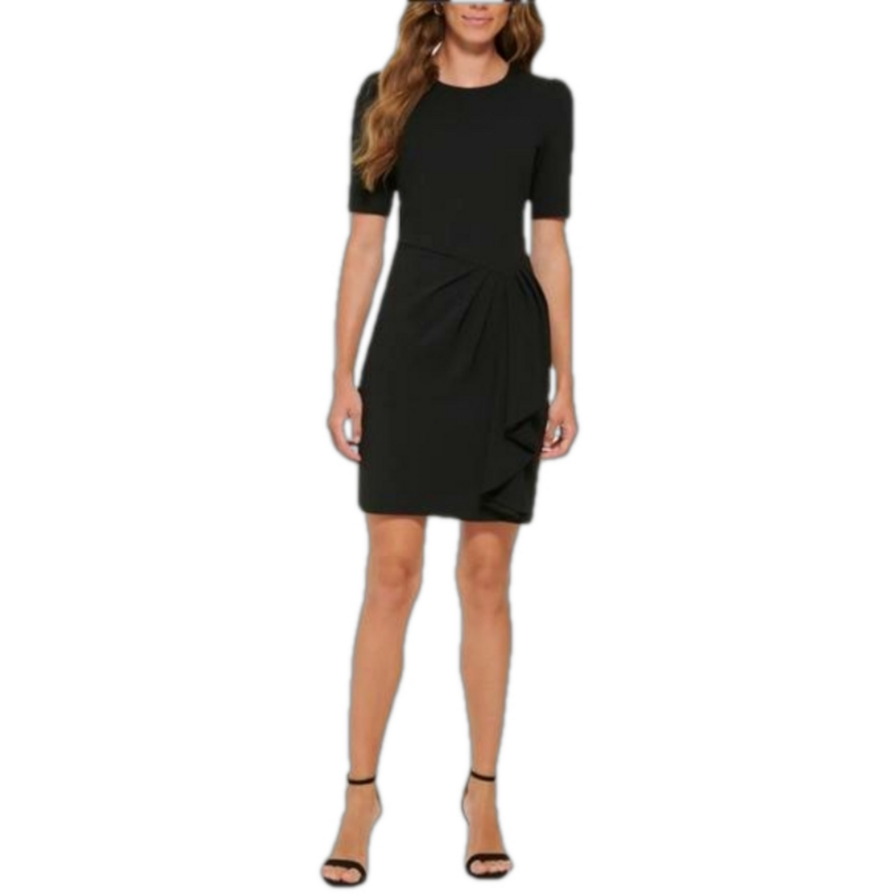 DKNY Women's Puff Sleeve Sheath Dress Size 4